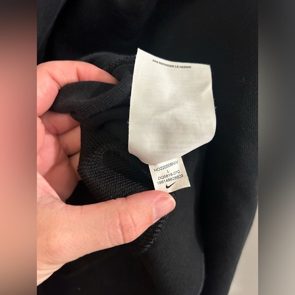 Nike Standard Issue Hoodie Women’s Large Black Pocket Zipper - Picture 6 of 9